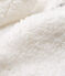 Gilè senza maniche bebè femmina in sherpa bianco MARSHMALLOW