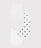 Set da 3 body senza maniche in cotone con cuori a righe neonato variante 1