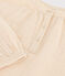 Blusa in garza di cotone bambina ecru AVALANCHE