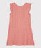 Camicia da notte bambina a fiori in cotone rosa PAPAYE/ MARSHMALLOW