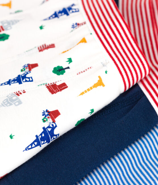 Confezione da 3 boxer Parigi in cotone bambino variante 1