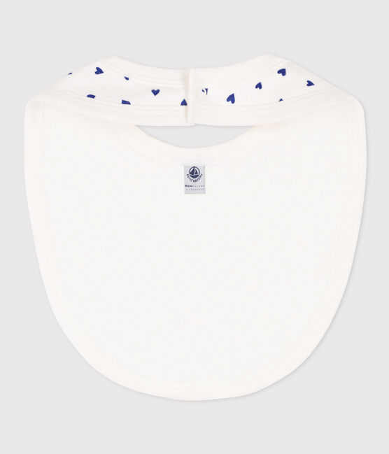 Bavaglino singolo in cotone bianco MARSHMALLOW/ NEWBLEU