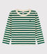T-shirt bambino a maniche lunghe in cotone