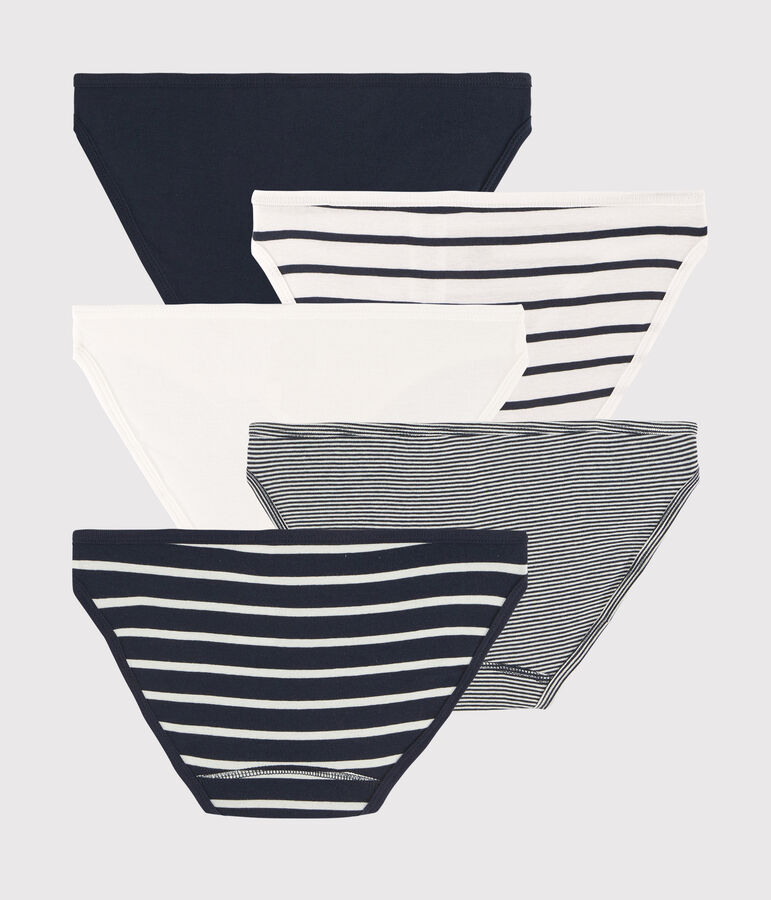 Confezione da 5 slip Donna multicolore