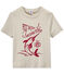 T-shirt bambino con motivo bianco Feta