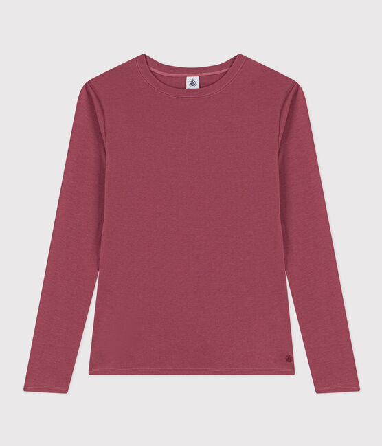 T-shirt L'ICONIQUE girocollo in cotone Donna marrone JUKE BOX