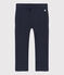 Pantaloni in cotone bambina blu SMOKING
