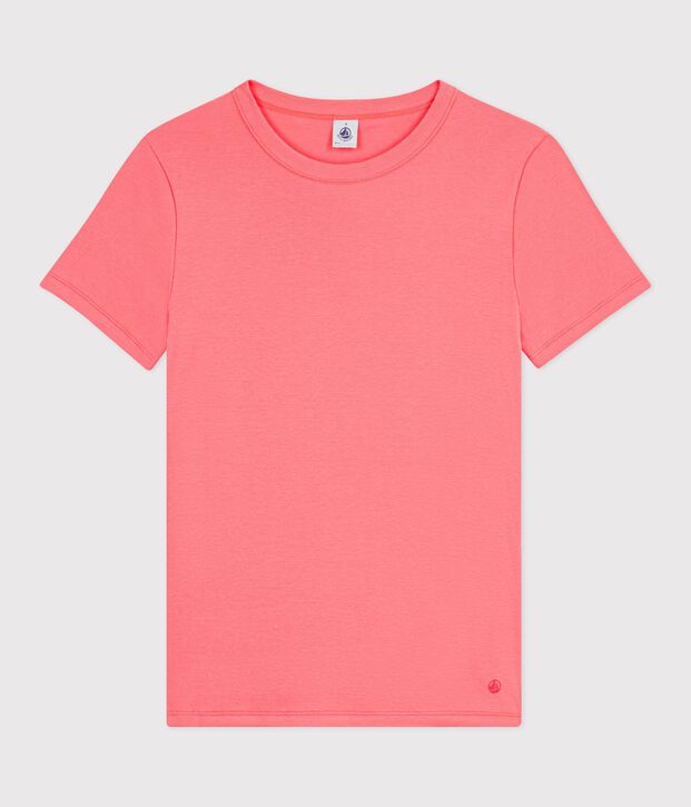 T-shirt a maniche corte in cotone tinta unita donna FLAMAND