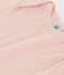 Body a maniche corte bebè in maglia traforata rosa SALINE