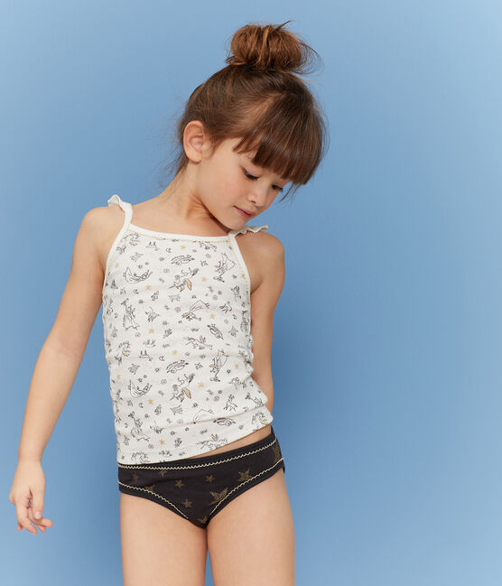 Duo canottiere con spalline bambina variante 1