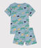 Pigiama corto in cotone con fantasia esploratore per bimbi, unisex ENNEIGE/ MULTICO