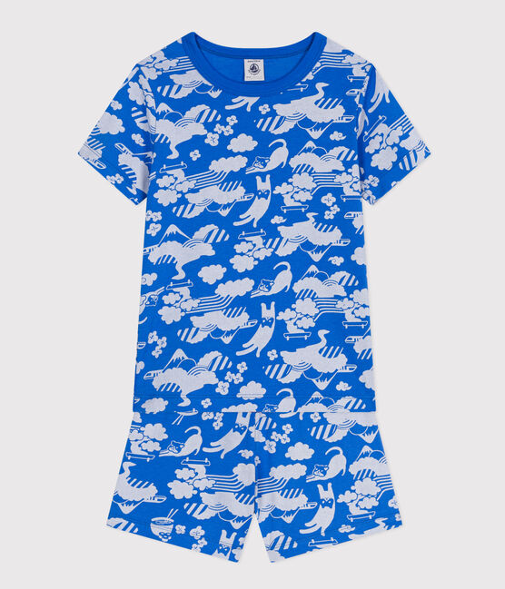 Pigiama short fantasia in cotone bambino FUJI/ MARSHMALLOW