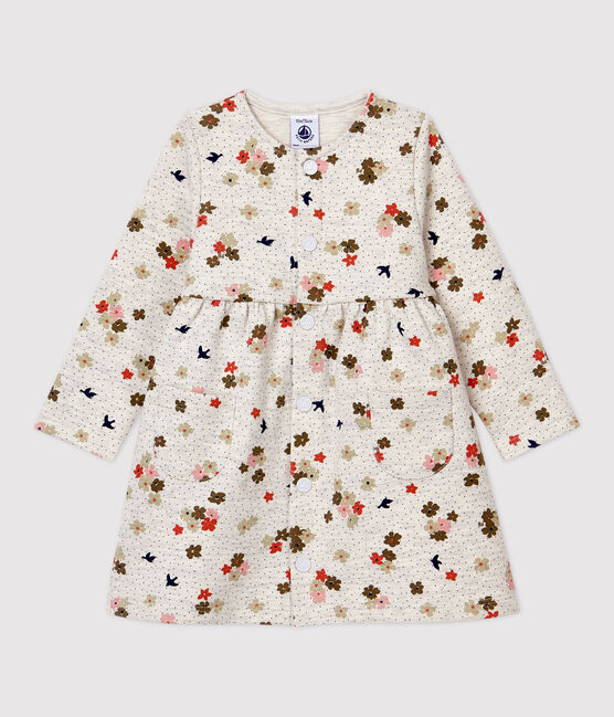 Abito trapuntato bebè beige MONTELIMAR/bianco MULTICO