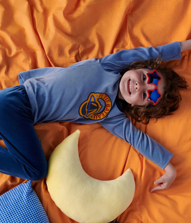 Pigiama in velluto tinta unita bambino INCOGNITO/ BEACH