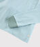 Pigiama a righe blu unisex a costine blu TIKI/bianco MARSHMALLOW