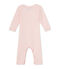 Tutina bebè bambina in lana e cotone rosa VIENNE/rosa GRETEL