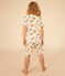 Pigiama short fantasia in cotone bambino bianco AVALANCHE/ MULTICO