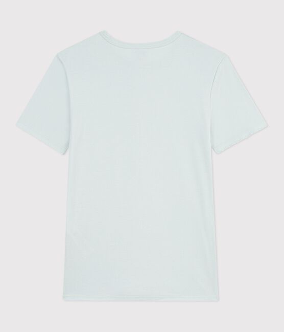 T-shirt a maniche corte in cotone tinta unita donna blu SPRAY