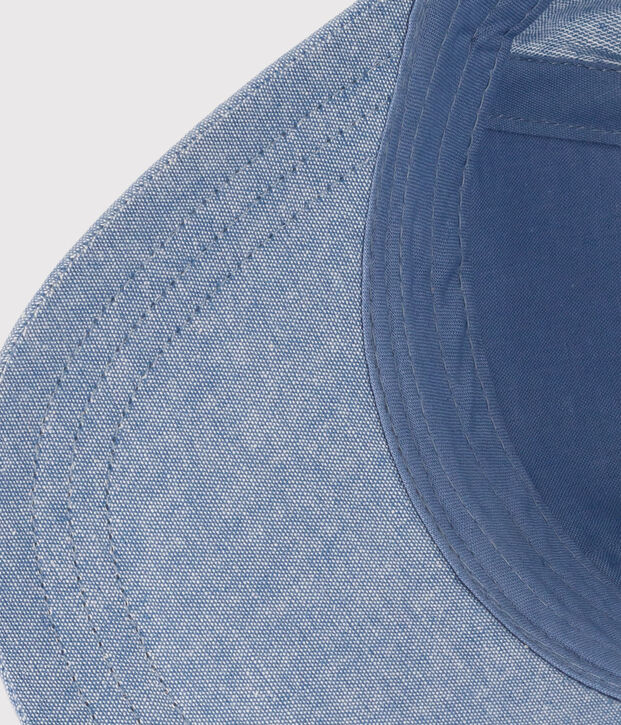 Cappellino Petit Bateau in denim bambino unisex multicolore