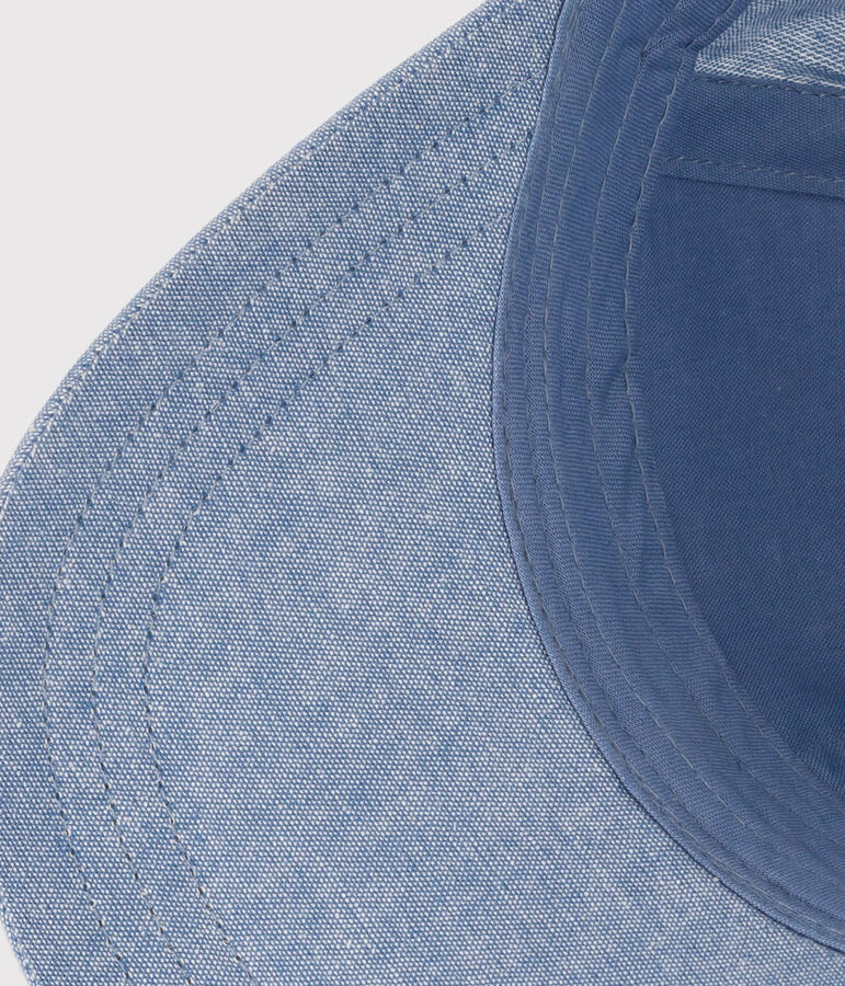 Cappellino Petit Bateau in denim bambino unisex multicolore