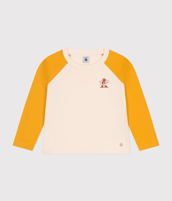 T-shirt a maniche lunghe in cotone bambino  AVALANCHE/ BOUDOR