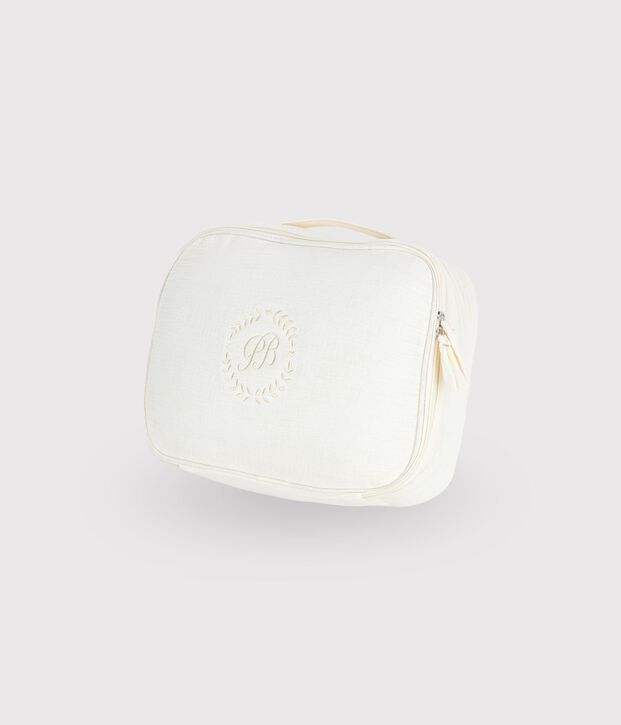 Valigetta regalo nascita in cotone multicolore