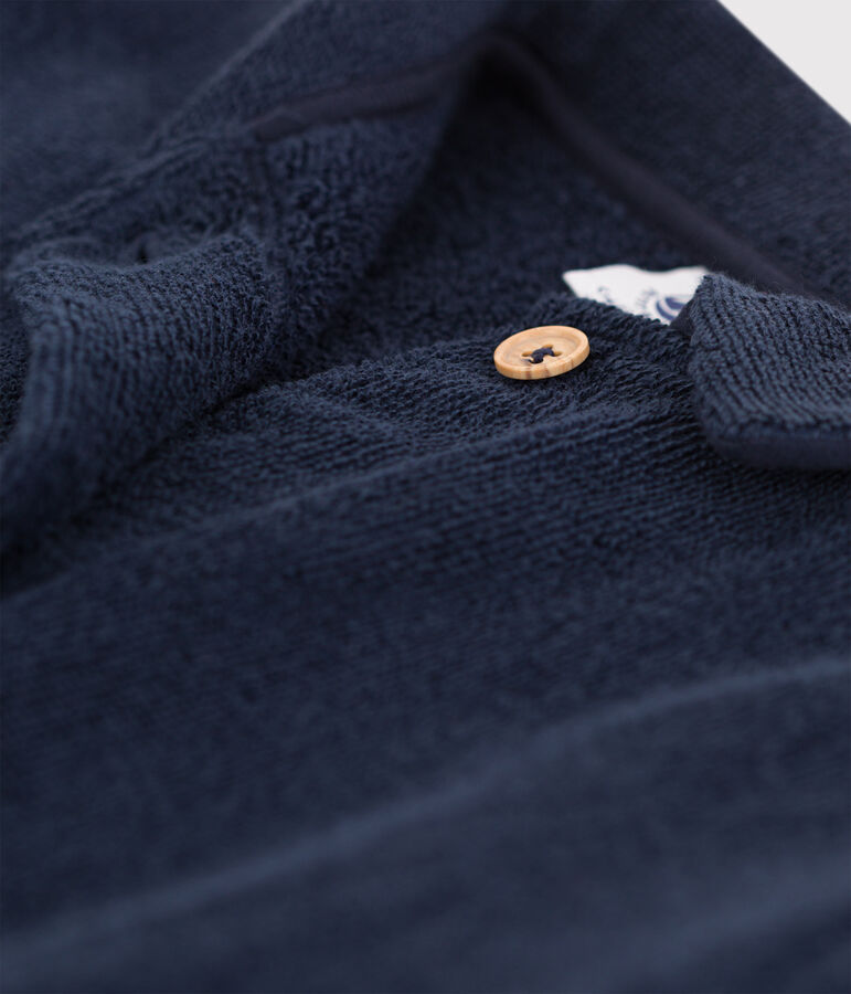 Vestaglia in spugna bambino blu