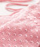 Muffole bebè unisex foderate in pile rosa CHARME/bianco MARSHMALLOW