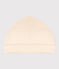 Cappellino in tricot ecru AVALANCHE