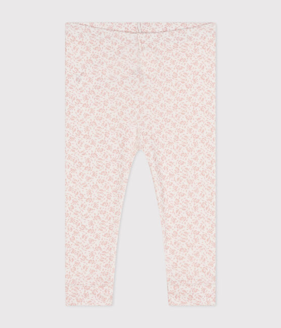 Leggings in cotone stampato per bebè MARSHMALLOW/ PANTY