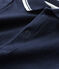 Body con collo a polo in cotone, a manica corta bebè blu SMOKING