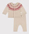 Set 2 pezzi in maglia neonato rosa AVALANCHE/ ROSEWOOD