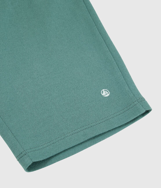 Bermuda in cotone bambino verde BRUT