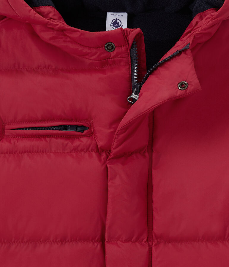 Piumino per bambino rosso