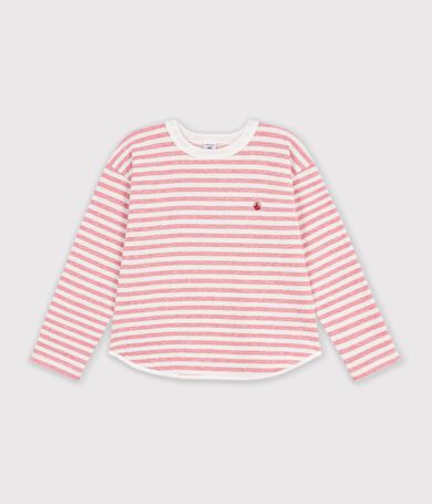 T-shirt a maniche lunghe a righe bambino