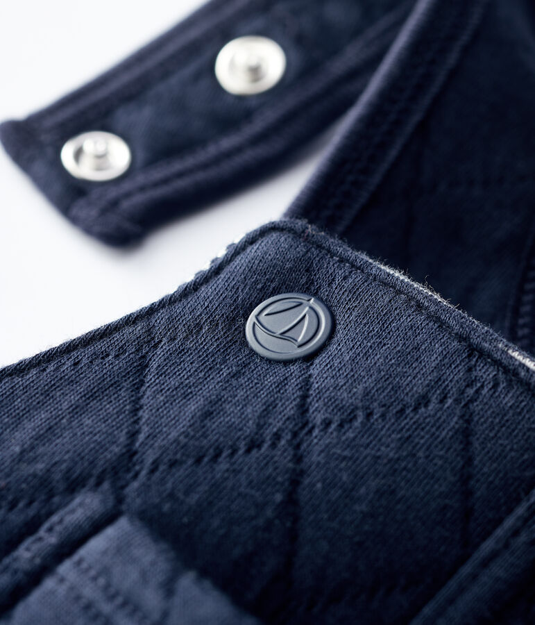 Salopette trapuntata beb&egrave;. blu