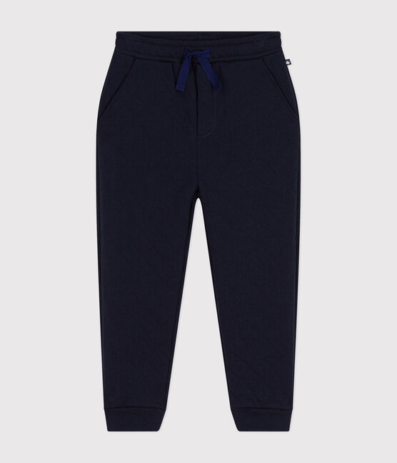 Pantaloni in tubique bambino. blu SMOKING