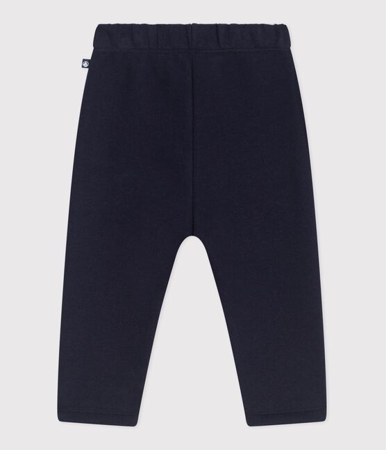 Joggers in cotone tinta unita neonato blu SOIR