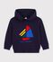 Felpa con cappuccio in cotone con barca bambino SMOKING