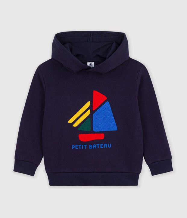 Felpa con cappuccio in cotone con barca bambino SMOKING