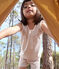 Pigiama short fantasia a fiori in cotone bambino MARSHMALLOW/ PANTY