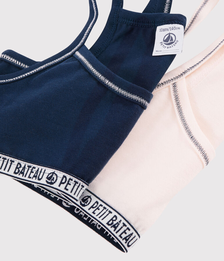 Confezione da 2 brassi&egrave;re sportive bambina variante 1