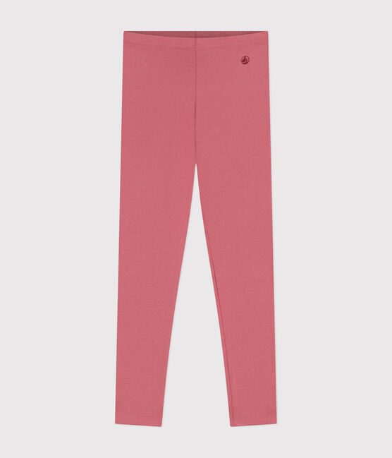 Jeggings bambina in jersey elasticizzato rosa ROSEWOOD