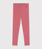 Jeggings bambina in jersey elasticizzato rosa ROSEWOOD