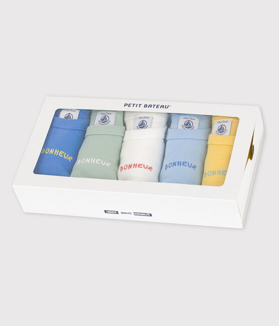 Confezione da 5 body manica corta in cotone variante 1
