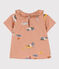 Blusa manica corta bebè in popeline stampato VINTAGE/ MULTICO