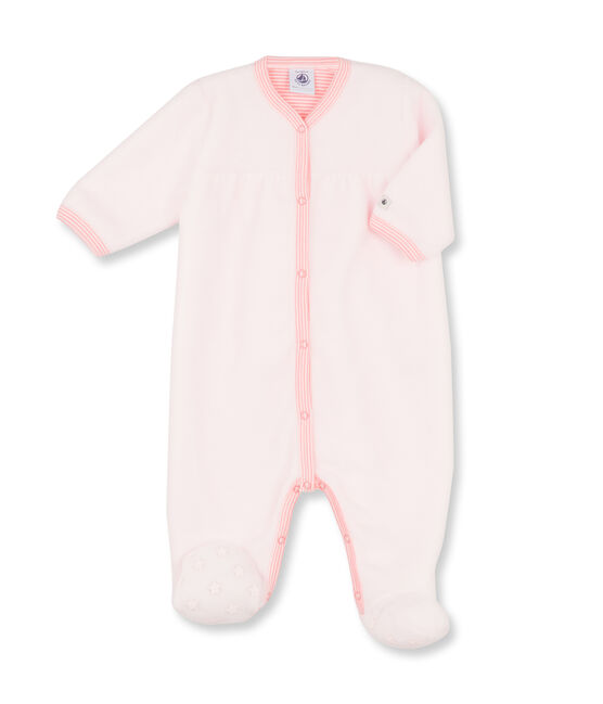 Tutina in pile bebé femmina rosa Vienne