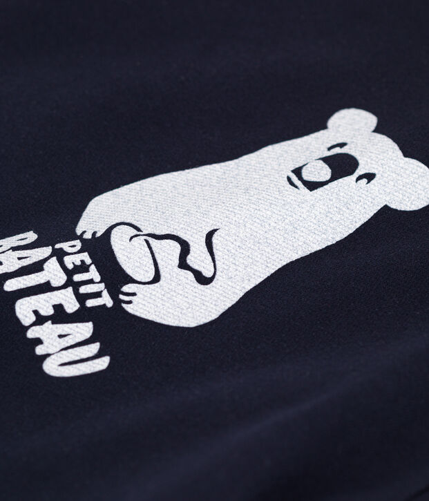 Felpa in tessuto felpato per beb&egrave; SMOKING