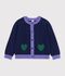 Cardigan in misto lana e cotone tinta unita bambina SOIR