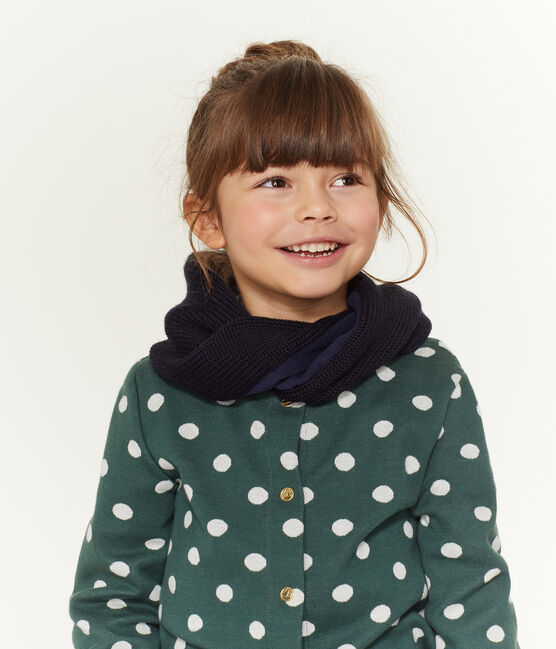 Ampia fascia paraorecchie bambino unisex blu SMOKING